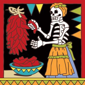 Day of the Dead Ceramic Tile