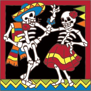 Day of the Dead Ceramic Tile