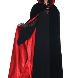 Deluxe Velvet Cape w/ Red Satin Lining