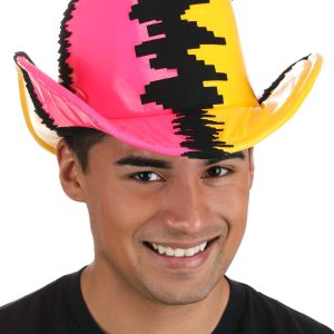 Deluxe WWE Macho Man Pink and Yellow Costume Hat