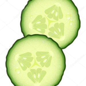 Fresh Slices of Cucumber