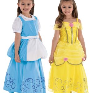 Girl's Reversible Belle Costume Dress