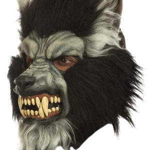 Howling Werewolf Gray Mask