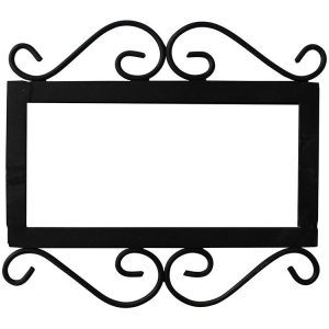 Iron Frame for 3 Talavera House Numbers