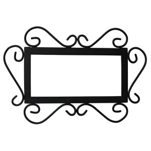 Iron Frame for 3 Talavera Relief House Numbers