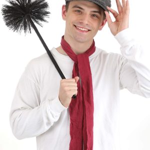 Mary Poppins Bert Hat, Scarf & Brush Costume Accessory Kit