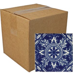 Medalla Azul Talavera Tile - Pack of 9