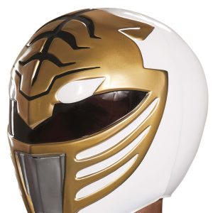Power Rangers White Ranger Helmet for Adults