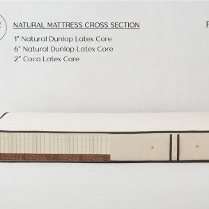 Quilted Eastern King Coconut Mattress Med Firm Ecorest Max