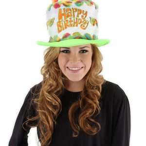 Rainbow Birthday Cake Plush Hat