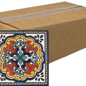 Relief Finish Talavera Tile - Box of 40