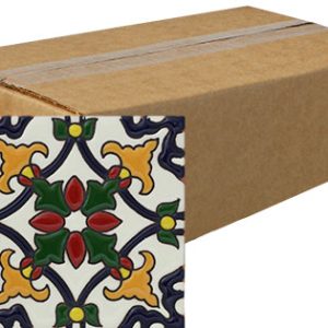 Relief Finish Talavera Tile - Box of 40