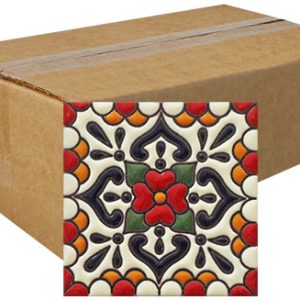 Relief Finish Talavera Tile - Box of 40