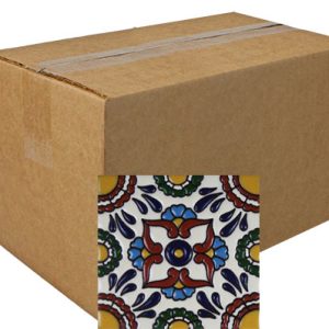 Relief Finish Talavera Tile - Box of 90