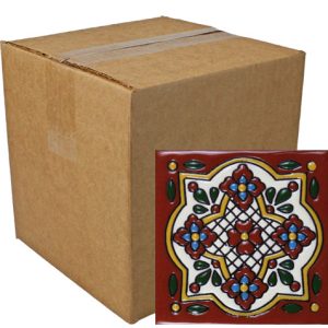 Relief Finish Talavera Tile - Pack of 9