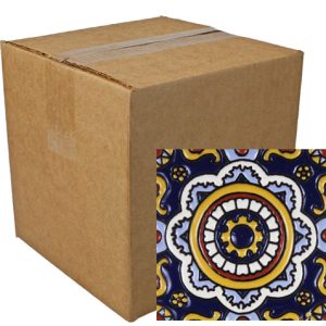 Relief Finish Talavera Tile - Pack of 9