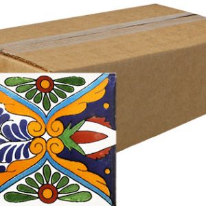 Rosaura Hand-Painted Talavera Tiles (Pack of 45)