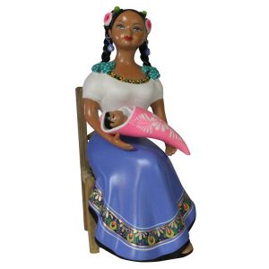 Seated Lupita with Child