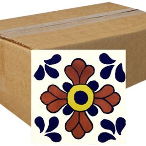 Sevilla Hand-Painted Talavera Tiles (Box of 40)