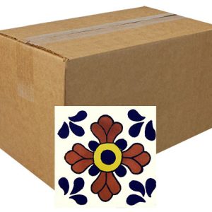 Sevilla Hand-Painted Talavera Tiles (Box of 90)