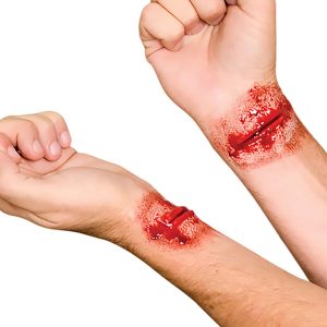 Slashed Skin Applique