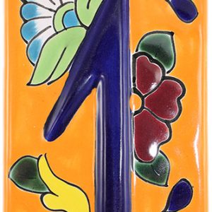 Talavera House Number 1:Orange Floral
