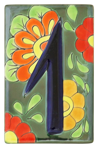 Talavera House Number 1:Spring Flowers