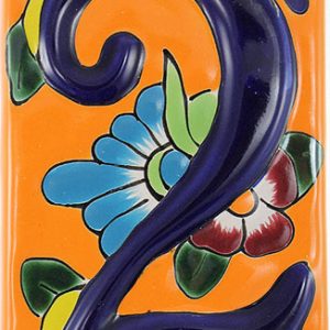 Talavera House Number 2:Orange Floral