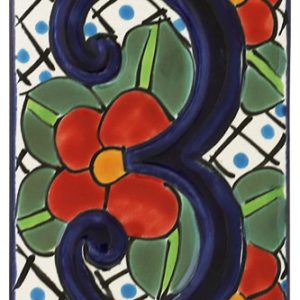 Talavera House Number 3:Red Blossoms