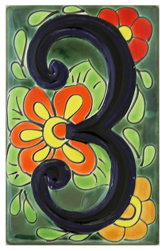 Talavera House Number 3:Spring Flowers