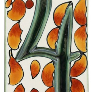 Talavera House Number 4:Fall Flowers