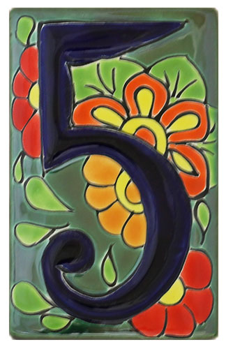 Talavera House Number 5:Spring Flowers