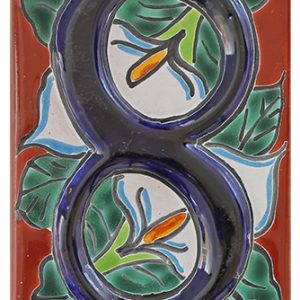 Talavera House Number 8:Red Calla Lilies