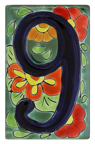 Talavera House Number 9:Spring Flowers