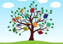 Tree of knowledge with books