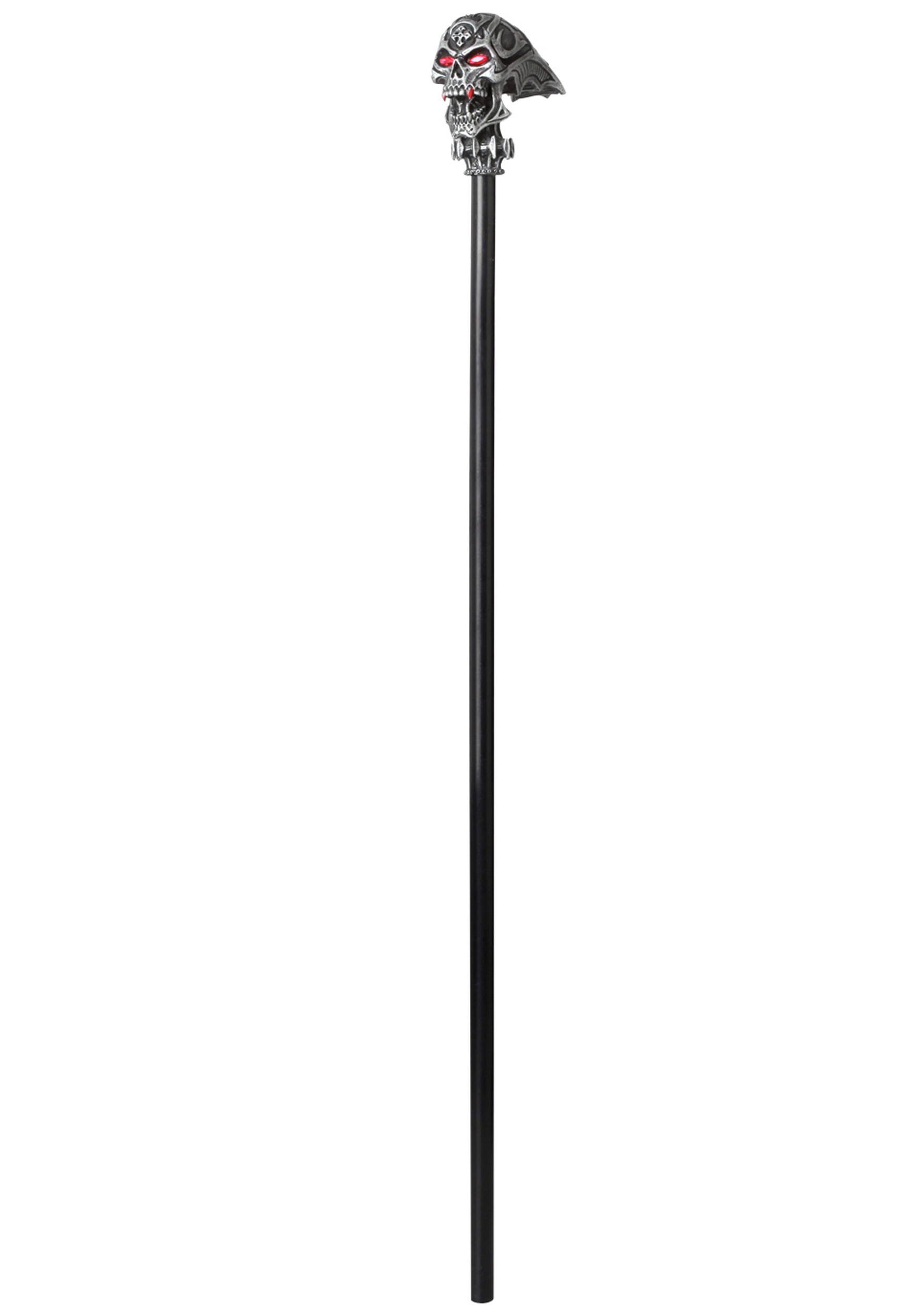 Vampire Red Eyed Skull Costume Accessory Cane