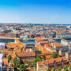 View of Copenhagen panorama