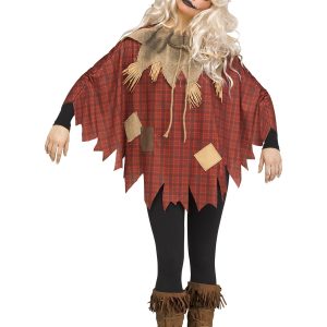 Women's Scarecrow Costume Poncho