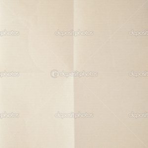 sheet of paper folded in four