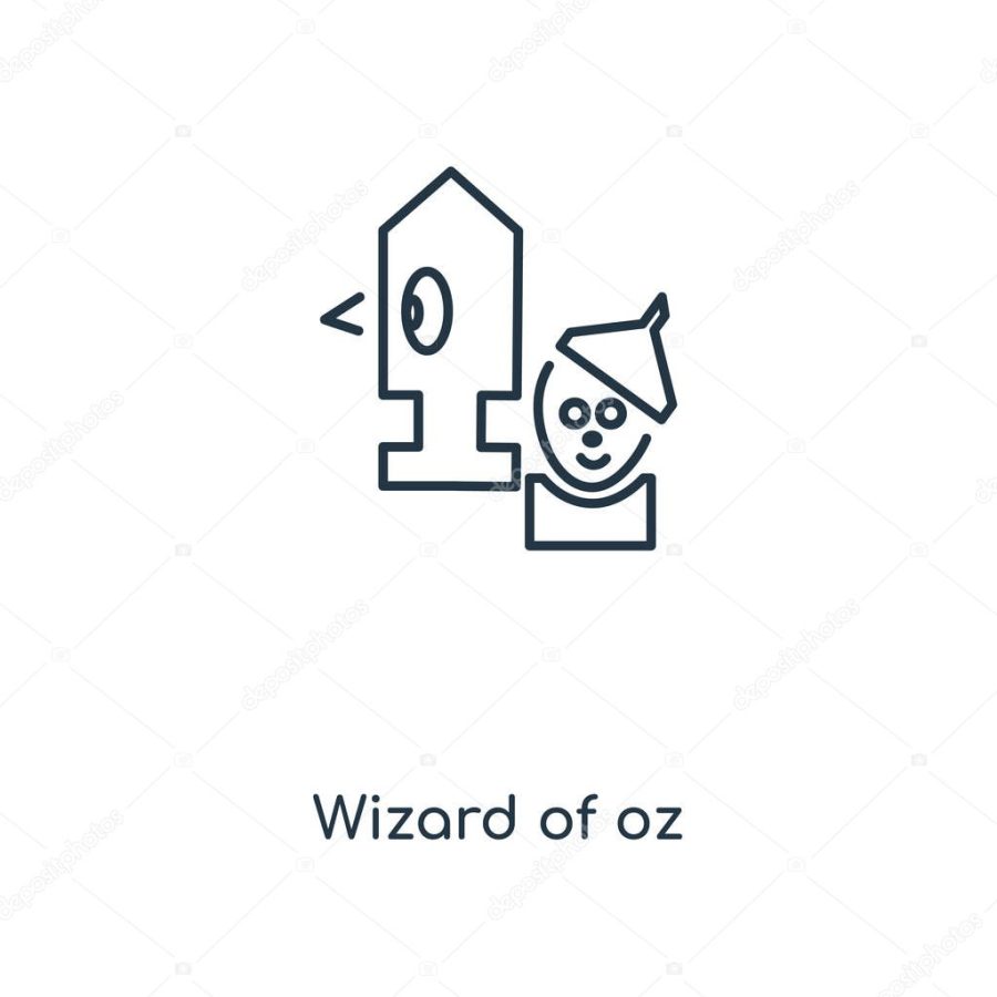 wizard of oz icon in trendy design style. wizard of oz icon isolated on white background. wizard of oz vector icon simple and modern flat symbol for web site, mobile, logo, app, UI. wizard of oz icon vector illustration, EPS10.