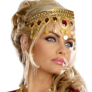 Women's Dripping Rubies Headpiece