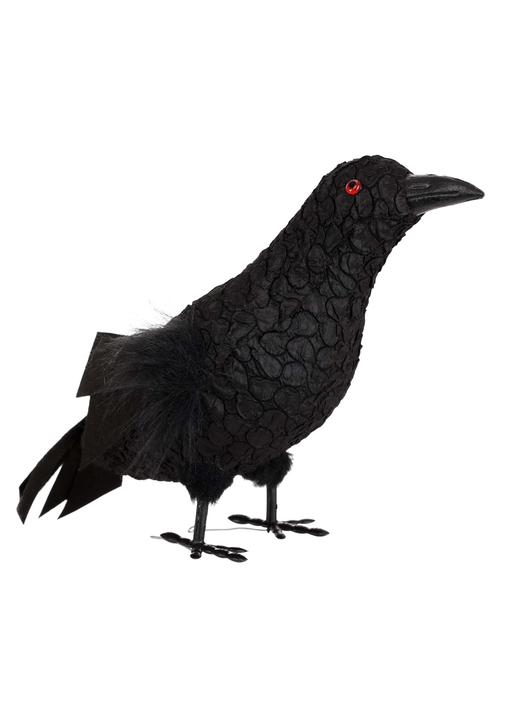 13-Inch Standing Black Crow Prop