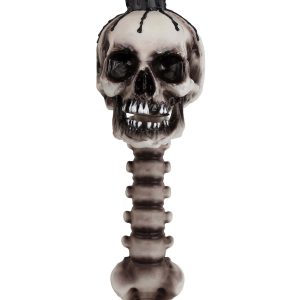 23-Inch Light Up Skull Torch Decoration