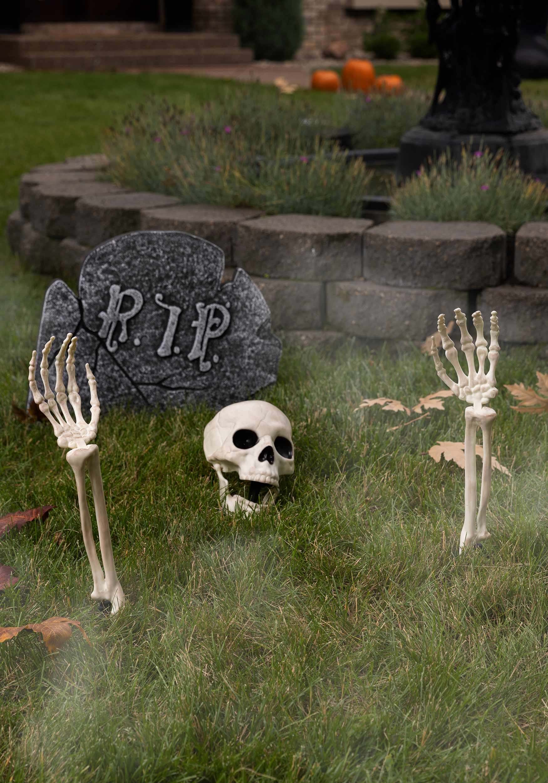 3 Piece Buried Alive Halloween Skeleton Decoration Kit