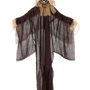 5.5FT Hanging Scarecrow with Color Changing LED Lights Prop