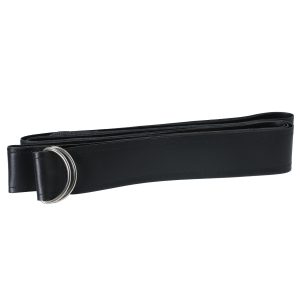Adult Black Faux Leather Renaissance Costume Belt