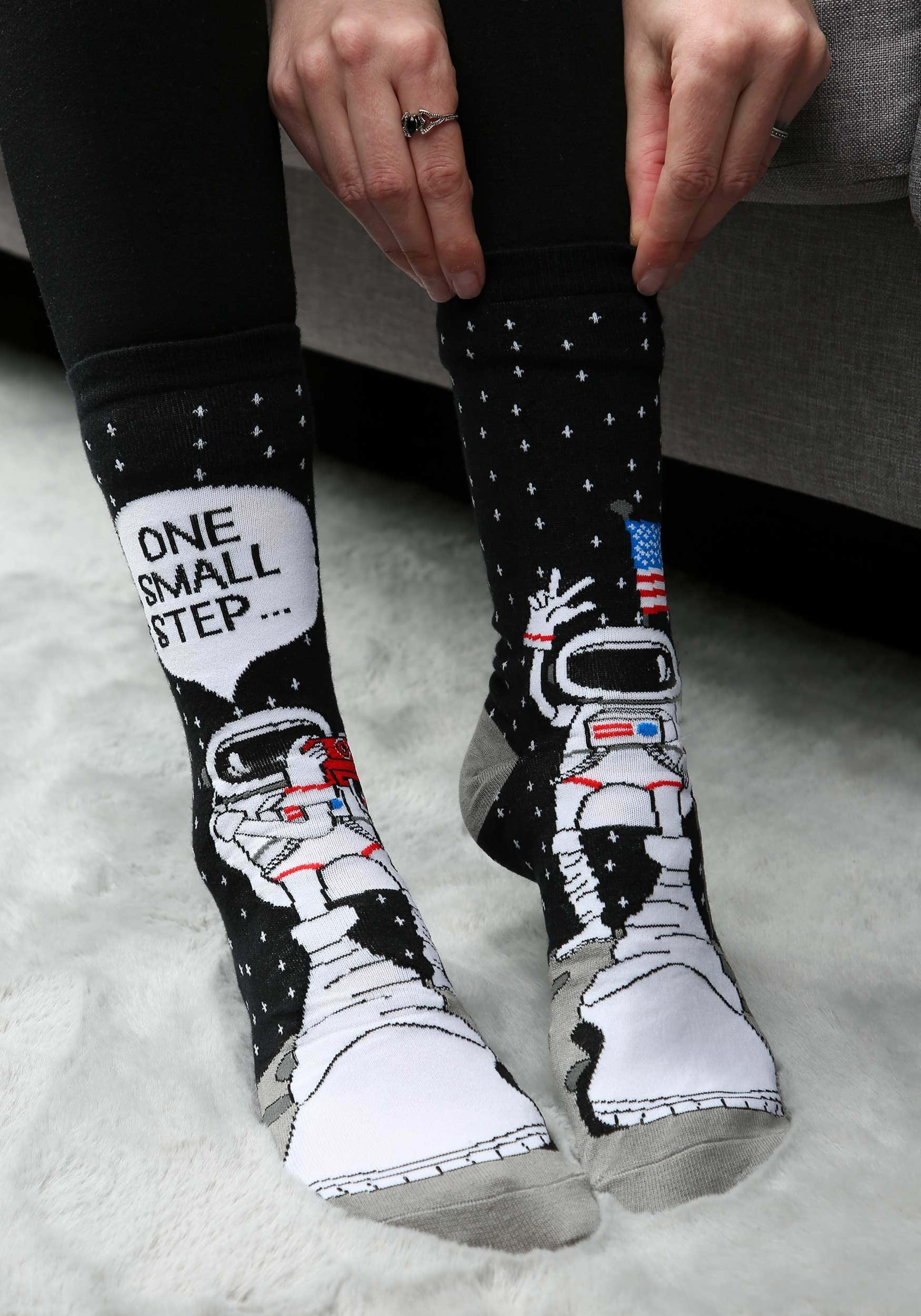 Adult Foot Forward Astronaut Socks