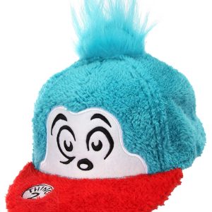 Adult/Child Dr. Seuss Thing 2 Fuzzy Cap