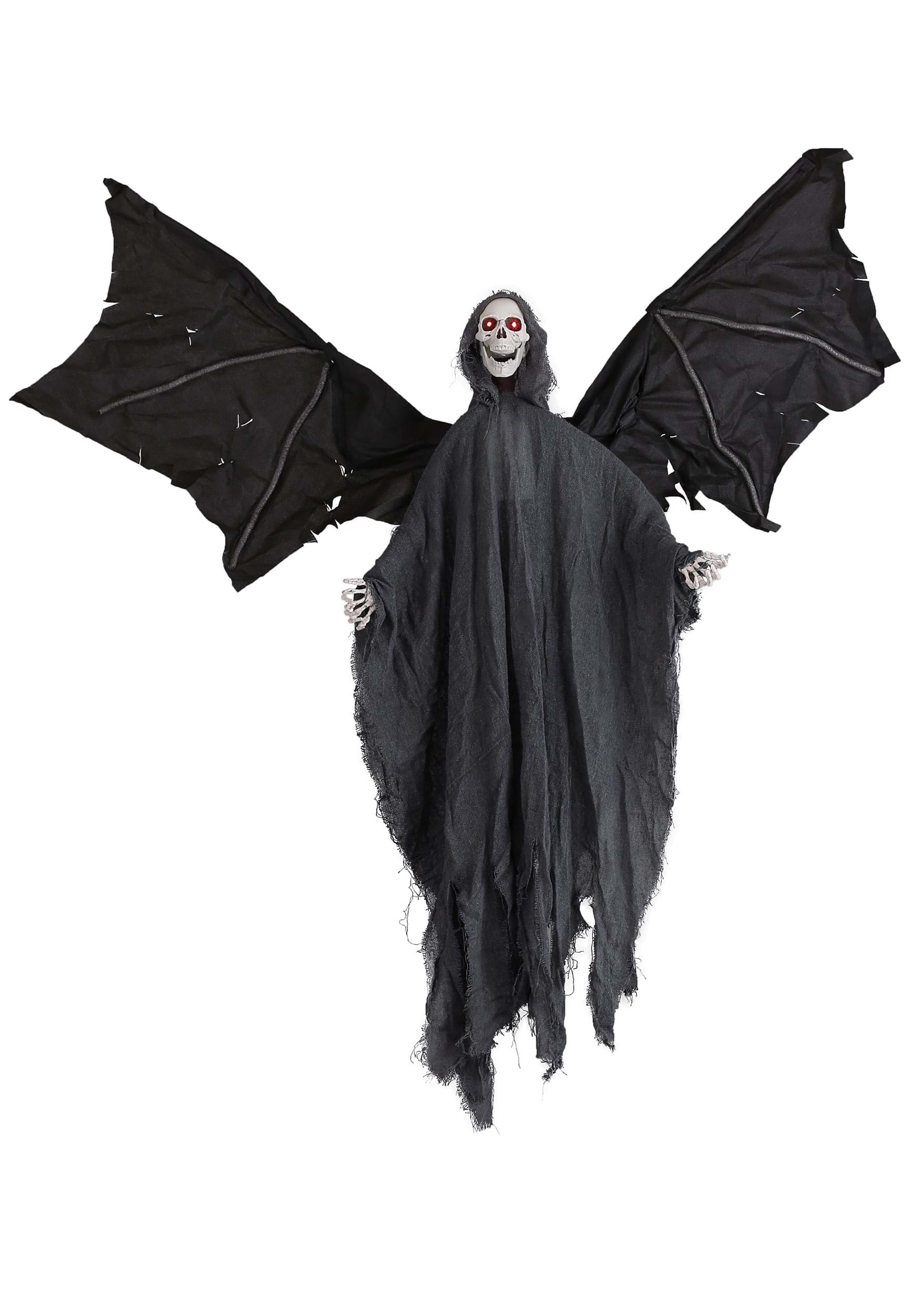 Animated 3.8FT Flying Grim Reaper Decoration