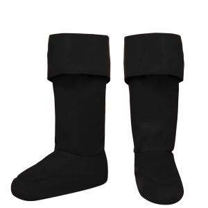 Black Superhero Boot Covers